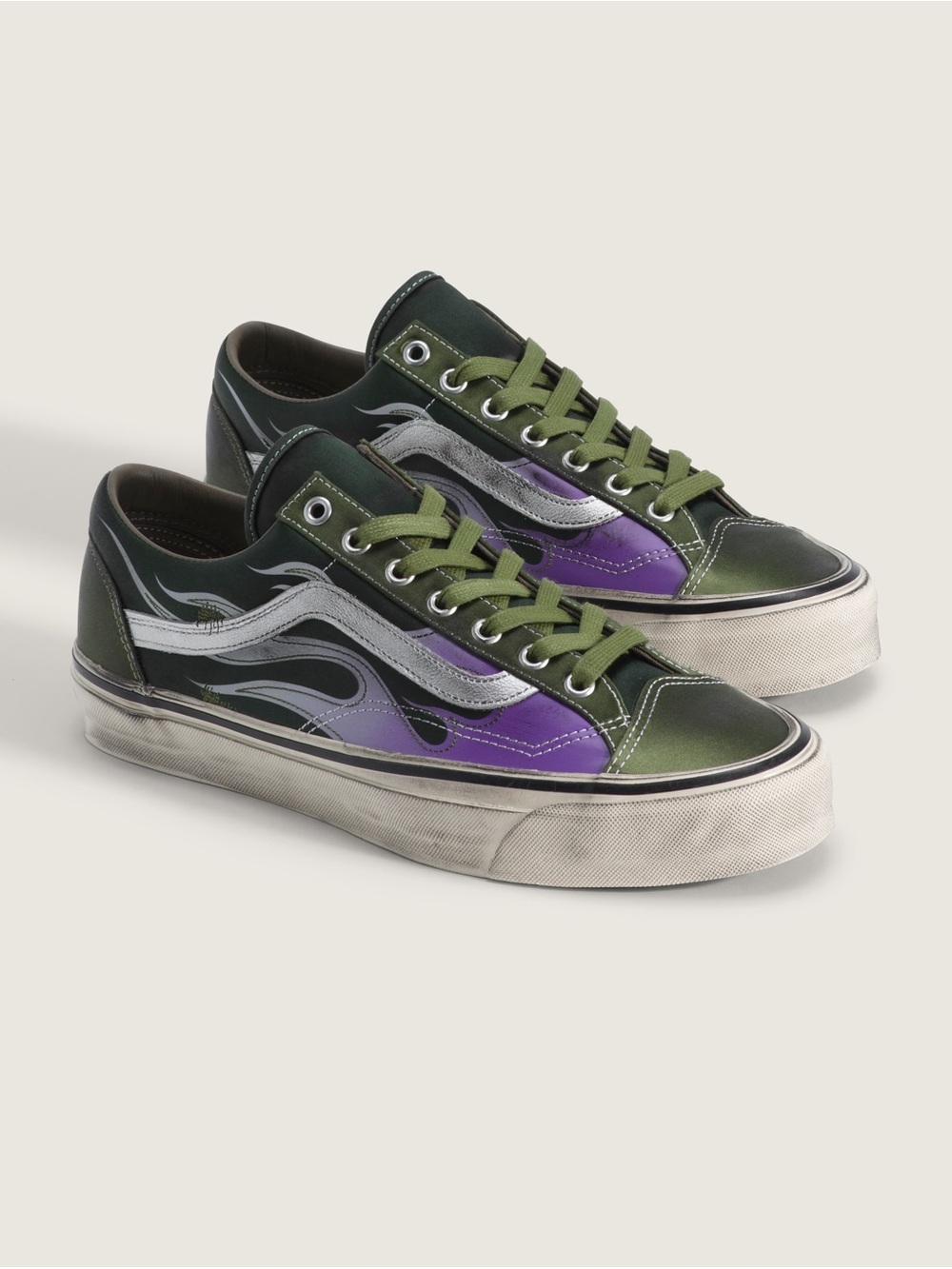 LX Old Skool 36 Archive Flame Purple/Green